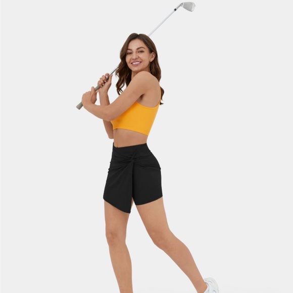 HALARA Black High Waist Women's Shorts - Picture 2 of 10